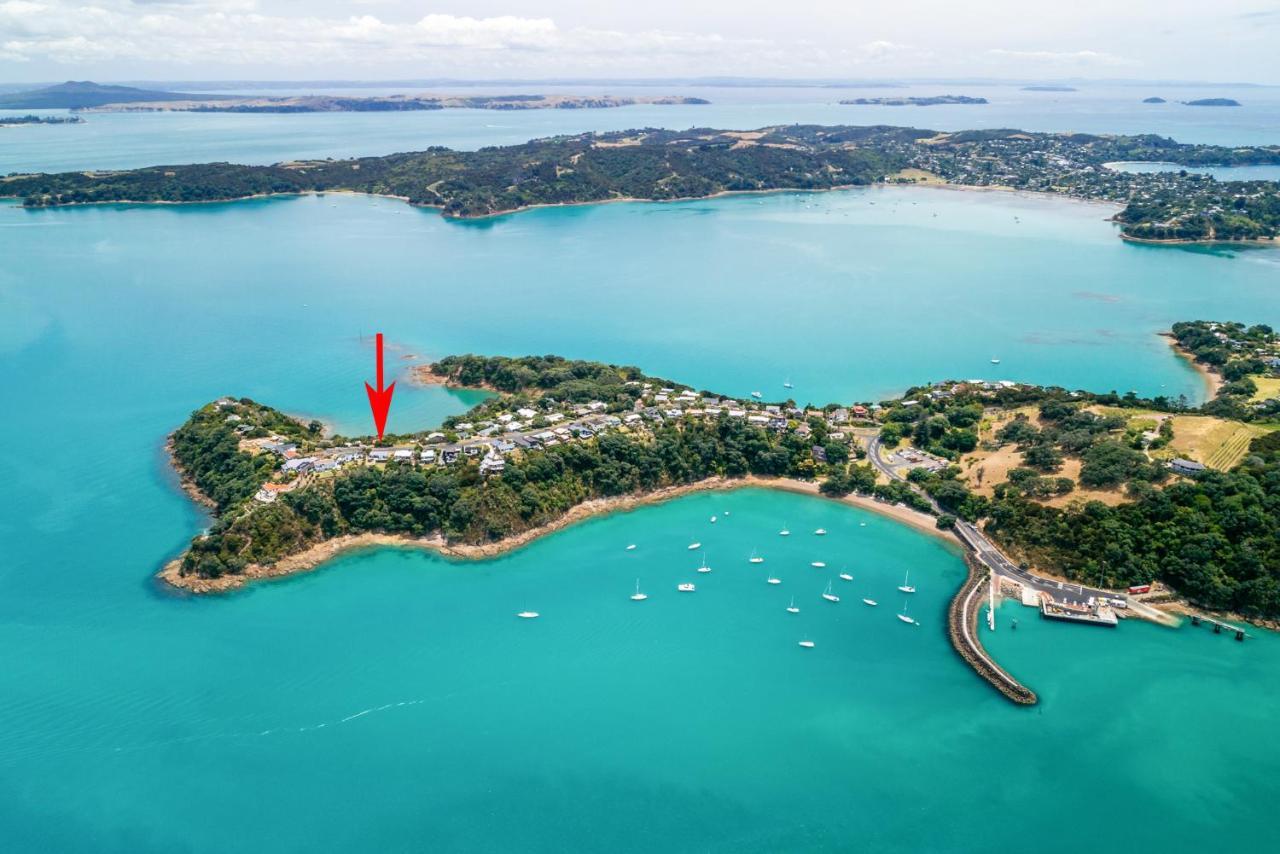 Ocean View Villa Te Whau Bay Exterior foto