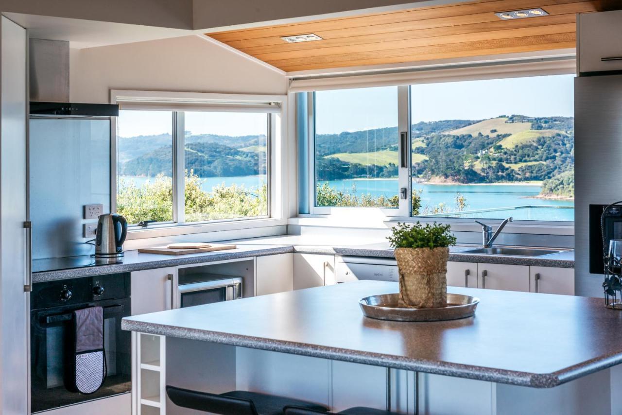 Ocean View Villa Te Whau Bay Exterior foto