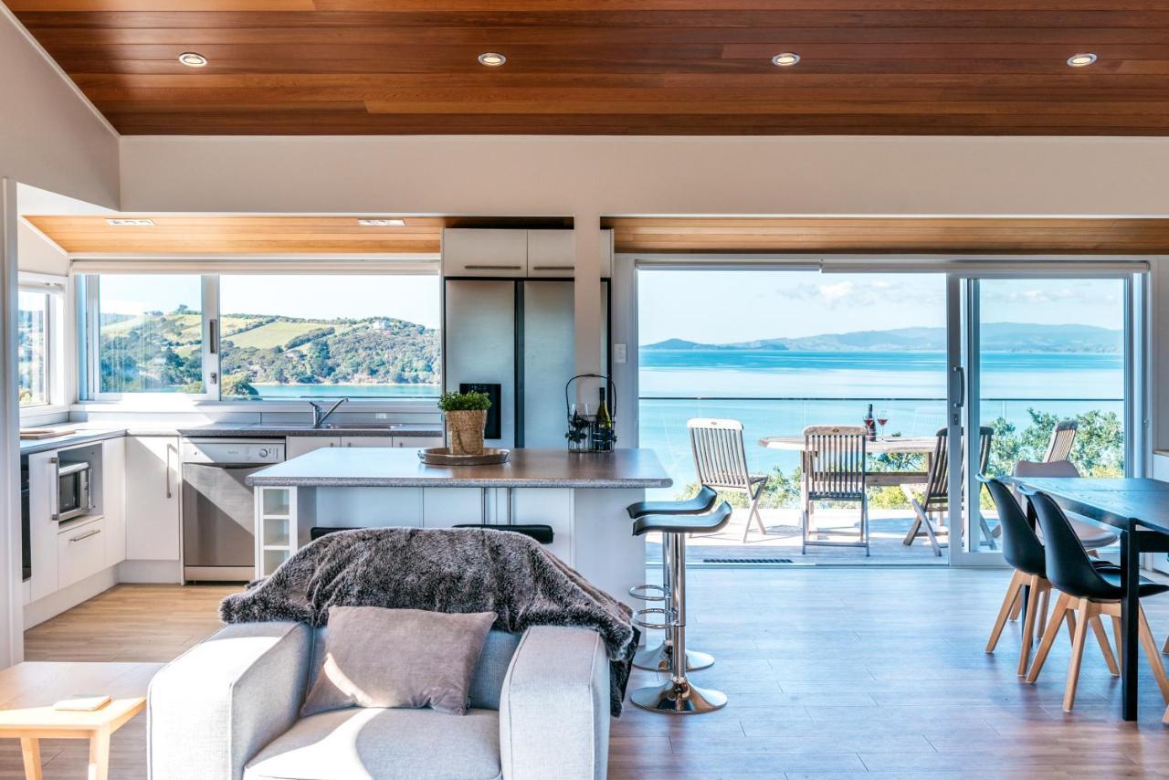 Ocean View Villa Te Whau Bay Exterior foto
