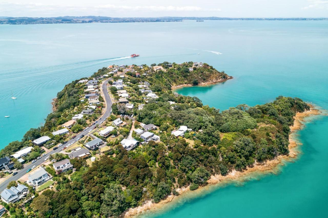 Ocean View Villa Te Whau Bay Exterior foto